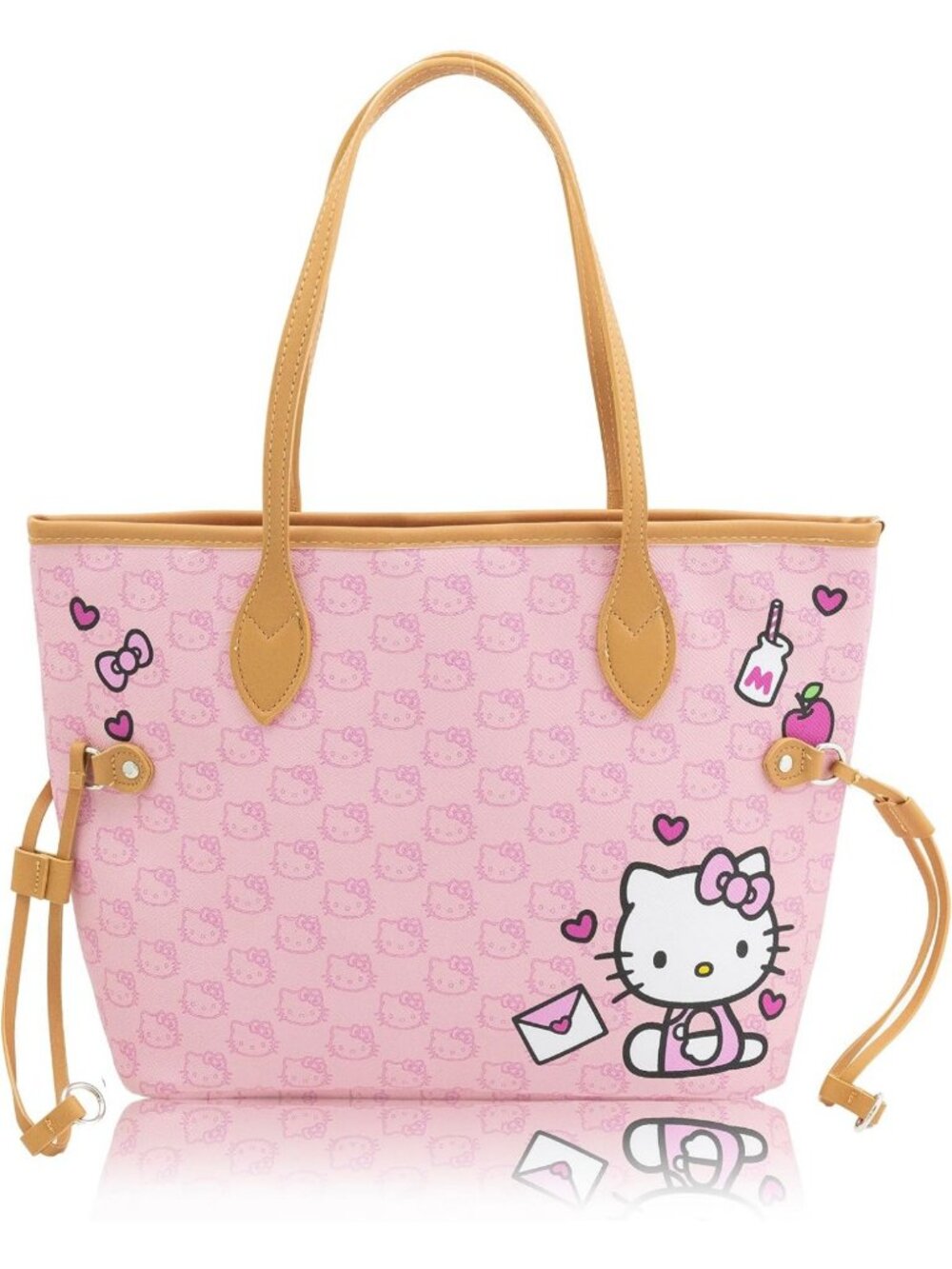 Charming Tote Bag Purse for Women & Girls - Disney Princess & Hello Kitty Design